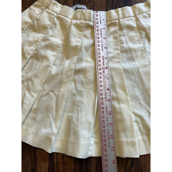 Vtg Boast U Of Michigan Womens Sz 10 Yellow Tennis Skirt Pleated Preppy - Picture 8 of 11